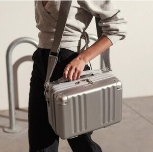 Calpak Ambeur Vanity Case in Silver